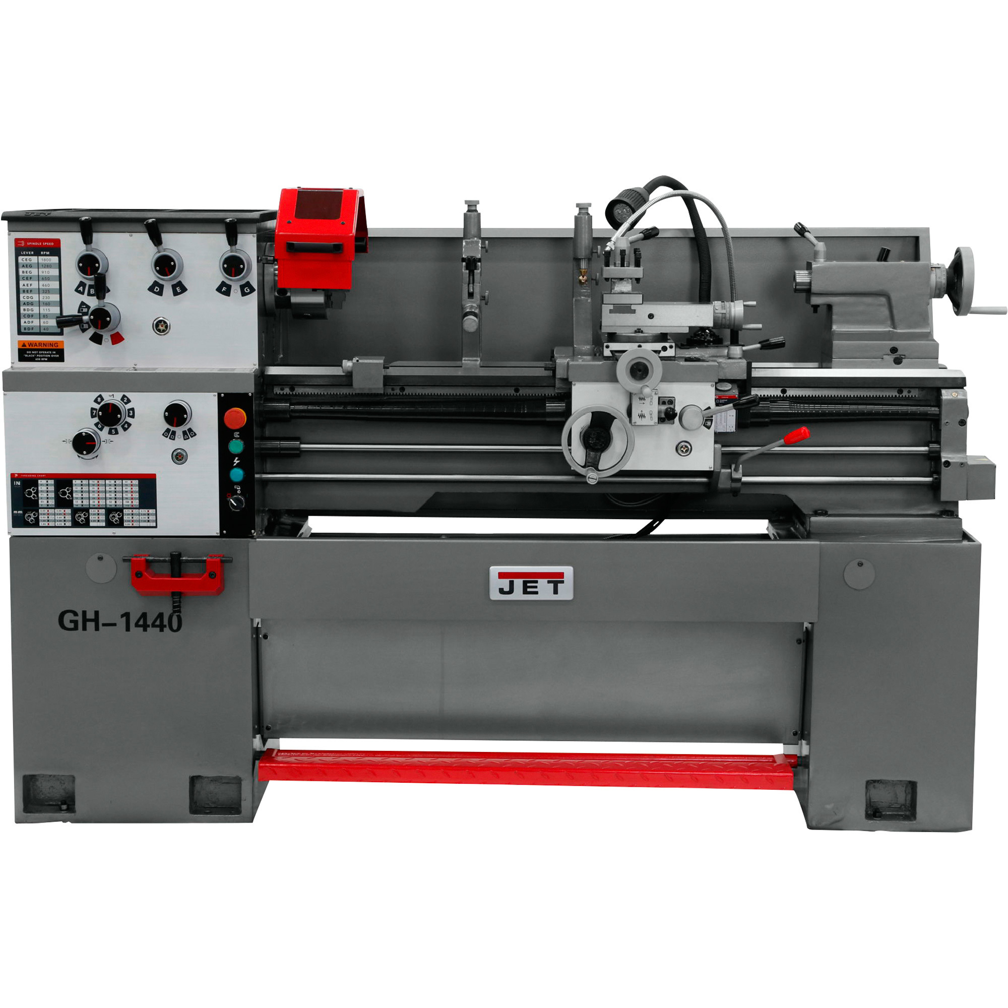 JET Geared Head Lathe, 14in. x 40in., Single Phase, Model# GH-1440-1